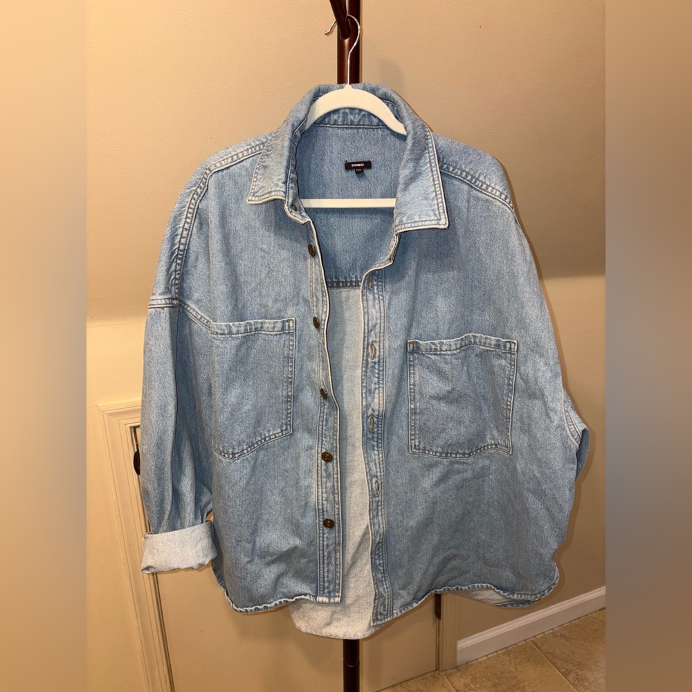 Express Light Blue Denim Jacket